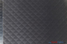 Load image into Gallery viewer, Quilted Polyester Batting Fabric | Padded Quilted Fabric Lining | 60&quot; Wide | Polyester Quilted Padded Lining Fabric by the Yard | Jacket Liner Fabric | newtextilefabric Yards Black 