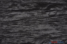 Load image into Gallery viewer, Crease Taffeta Fabric | Crush Taffeta | 52&quot; Wide | Continuous Yards | Multiple Colors | Fabric mytextilefabric Yards Black 