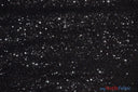 Glitz Mesh Sequins Fabric | 3mm Glitter Sequins | 52" Wide | Multiple Colors | Fabric mytextilefabric Yards Black 
