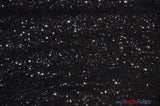 Glitz Mesh Sequins Fabric | 3mm Glitter Sequins | 52" Wide | Multiple Colors | Fabric mytextilefabric Yards Black 