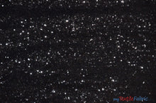 Load image into Gallery viewer, Glitz Mesh Sequins Fabric | 3mm Glitter Sequins | 52&quot; Wide | Multiple Colors | Fabric mytextilefabric Yards Black 