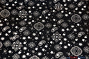 Bandana Cotton Print | Bandanna Fabric | 58/60" Wide | Multiple Colors | Fabric mytextilefabric Yards Black 