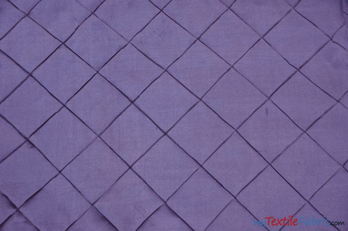 Taffeta Pintuck Fabric | 4"x4" Diamond | Diamond Taffeta Fabric | 58" Wide | Multiple Colors | Continuous Yards | Fabric mytextilefabric Yards Blueberry 