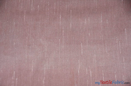 IFR Extra Wide Dupioni Silk | 100% Polyester Faux Dupioni Fabric | 120" Wide | Multiple Colors | Fabric mytextilefabric Yards Blush Pink 