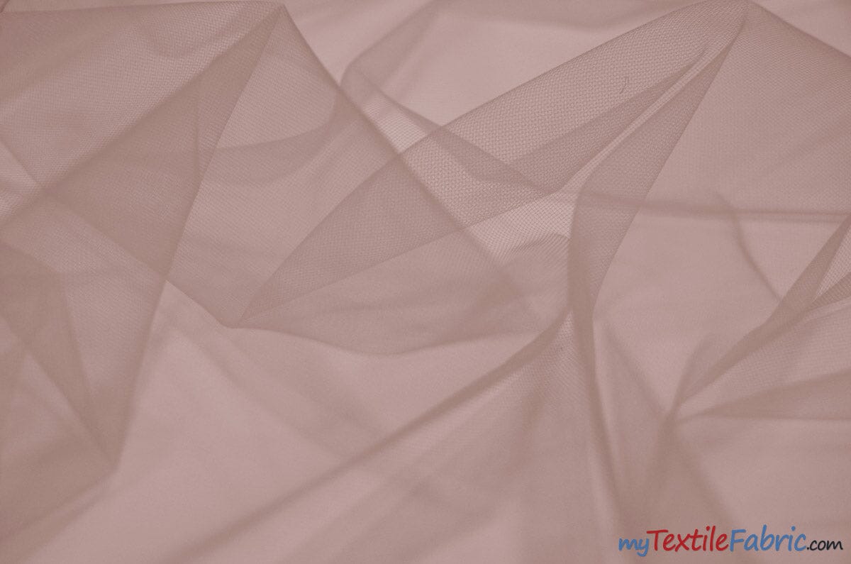 Solid White Tulle - ultra-fine tulle fabric with soft feel and drape - 58  wide 100% polyester