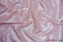 Load image into Gallery viewer, Stretch Taffeta Fabric | 60&quot; Wide | Multiple Solid Colors | Continuous Yards | Costumes, Apparel, Cosplay, Designs | Fabric mytextilefabric Yards Blush Pink 