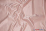 L'Amour Satin Fabric | Polyester Matte Satin | Peau De Soie | 60" Wide | Continuous Yards | Wedding Dress, Tablecloth, Multiple Colors | Fabric mytextilefabric Yards Blush Pink 