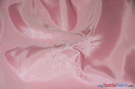 Polyester Lining Fabric | Woven Polyester Lining | 60" Wide | Continuous Yards | Imperial Taffeta Lining | Apparel Lining | Tent Lining and Decoration | Fabric mytextilefabric Yards Blush Pink 