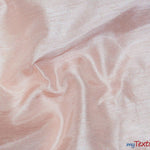 Load image into Gallery viewer, Shantung Satin Fabric | Satin Dupioni Silk Fabric | 60&quot; Wide | Multiple Colors | Continuous Yards | Fabric mytextilefabric Yards Blush 
