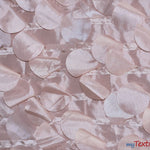 Load image into Gallery viewer, Petal Taffeta Fabric | Hanging Round Petal Taffeta | 57&quot; Wide | Multiple Colors Fabric mytextilefabric Yards Blush 
