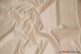 L'Amour Satin Fabric | Polyester Matte Satin | Peau De Soie | 60" Wide | Continuous Yards | Wedding Dress, Tablecloth, Multiple Colors | Fabric mytextilefabric Yards Blush 