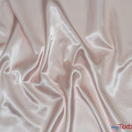 Load image into Gallery viewer, Charmeuse Satin Fabric | Silky Soft Satin | 60&quot; Wide | Wholesale Bolt Only | Multiple Colors | Fabric mytextilefabric Bolts Blush 
