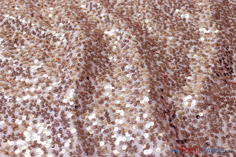 Sequins Taffeta Fabric by the Yard | Glitz Sequins Taffeta Fabric | Raindrop Sequins | 54" Wide | Tablecloths, Runners, Dresses, Apparel | Fabric mytextilefabric Yards Blush Champagne 