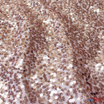 Load image into Gallery viewer, Sequins Taffeta Fabric by the Yard | Glitz Sequins Taffeta Fabric | Raindrop Sequins | 54&quot; Wide | Tablecloths, Runners, Dresses, Apparel | Fabric mytextilefabric Yards Blush Champagne 
