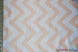 Chevron Satin Fabric | Chevron L'amour Satin | Matte Satin Print | 60" Wide | Multiple Colors | Fabric mytextilefabric Yards Blush 