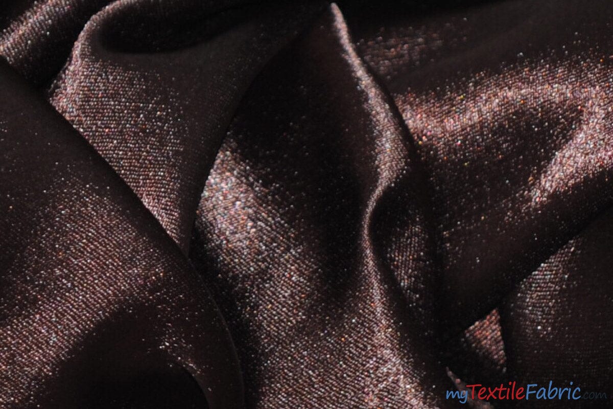 Superior Quality Crepe Back Satin | Japan Quality | 60" Wide | Continuous Yards | Multiple Colors | Fabric mytextilefabric Yards Brown 