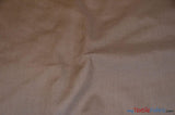 Polyester Cotton Broadcloth Fabric | 60" Wide | Solid Colors | Sample Swatch | Multiple Colors | Fabric mytextilefabric Sample Swatches Brown 