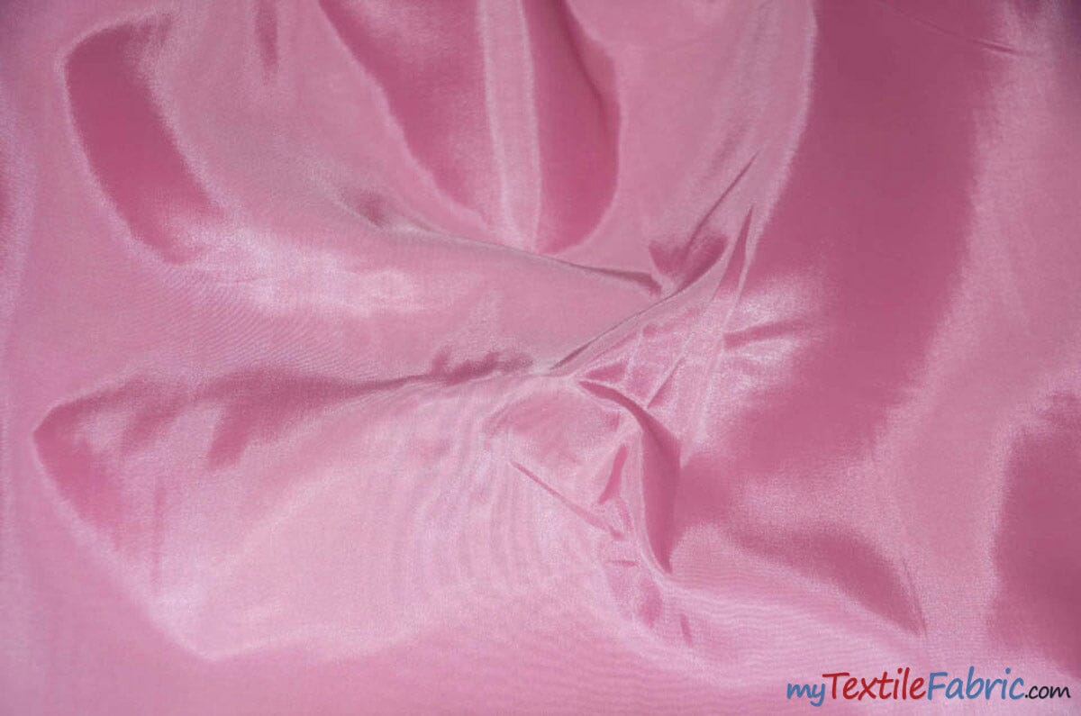 Polyester Lining Fabric | Woven Polyester Lining | 60" Wide | Sample Swatch | Imperial Taffeta Lining | Apparel Lining | Tent Lining and Decoration | Fabric mytextilefabric Sample Swatches Bubble Gum 