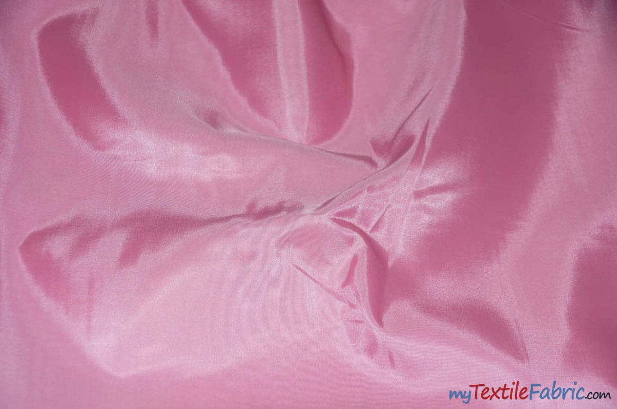 Taffy Pink Marquis Satin Fabric by The Yard (100% Polyester)