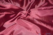 Load image into Gallery viewer, Polyester Silky Habotai Lining | 58&quot; Wide | Super Soft and Silky Poly Habotai Fabric | Sample Swatch | Digital Printing, Apparel Lining, Drapery and Decor | Fabric mytextilefabric Sample Swatches Burgundy 