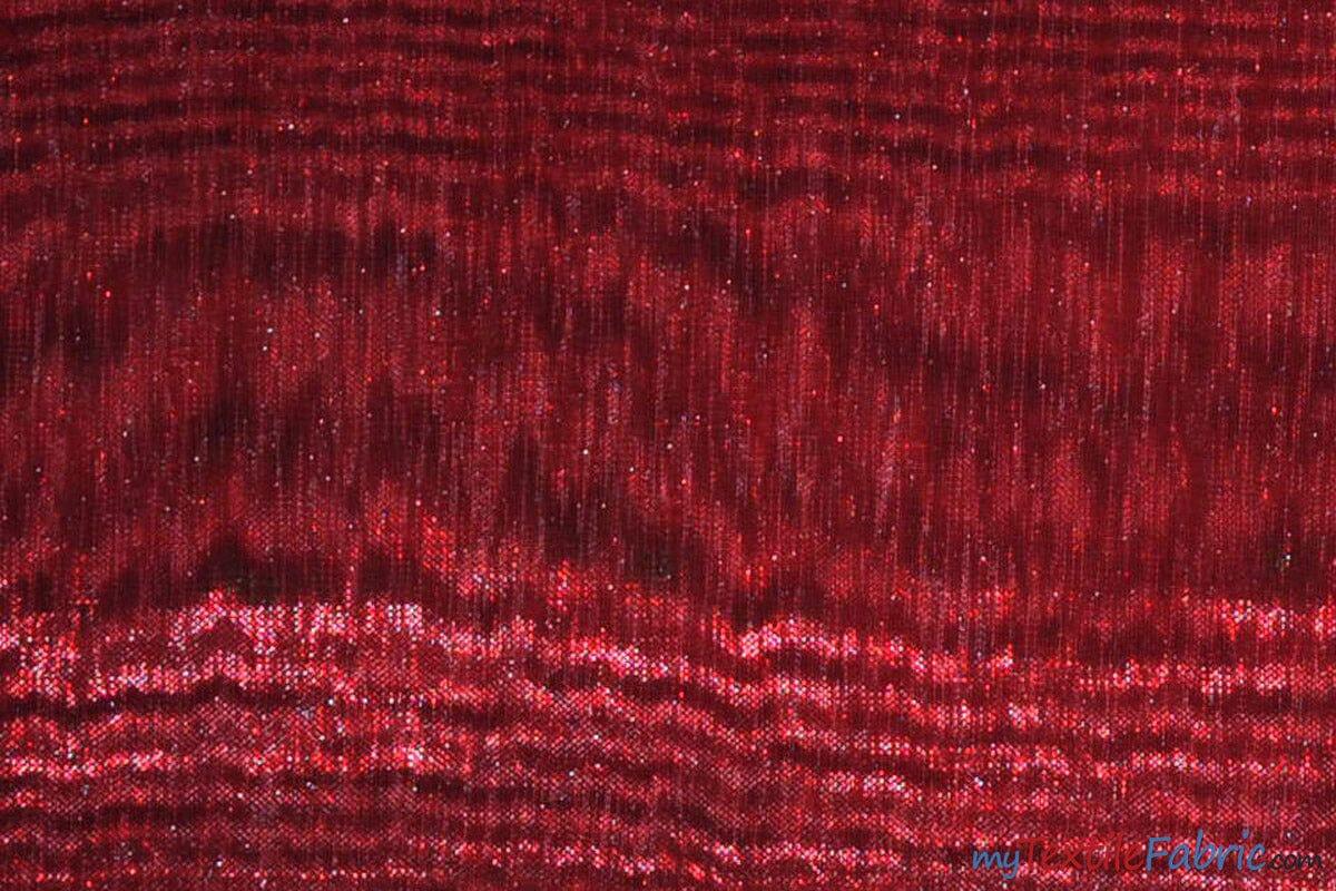 Soft and Smooth Mirror Organza Fabric | 60" Wide | Sample Swatch | Multiple Colors | Fabric mytextilefabric Sample Swatches Burgundy 