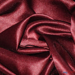 Load image into Gallery viewer, L&#39;Amour Satin Fabric | Polyester Matte Satin | Peau De Soie | 60&quot; Wide | Sample Swatch | Wedding Dress, Tablecloth, Multiple Colors | Fabric mytextilefabric Sample Swatches Burgundy 
