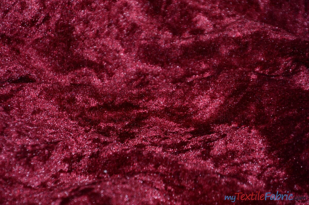 Crush Velvet Fabric Yards, Bolts and Sample Swatches.