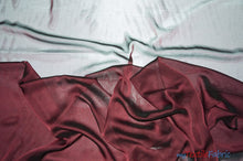 Load image into Gallery viewer, Two Tone Chiffon Fabric | Iridescent Chiffon Fabric | 60&quot; Wide | Clean Edge | Multiple Colors | Continuous Yards | Fabric mytextilefabric Yards Burgundy 