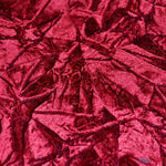 Load image into Gallery viewer, Crushed Triple Velvet | Crush Velvet Fabric | 45&quot; Wide | Original Crushed Plush Velvet | Multiple Colors | Fabric mytextilefabric Yards Burgundy 
