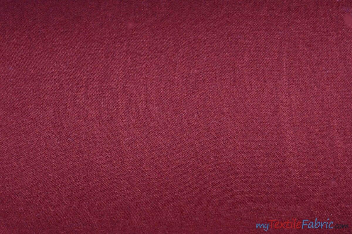 100% Cotton Gauze Fabric | Soft Lightweight Cotton Muslin | 48" Wide | Continuous Yard | Fabric mytextilefabric Yards Burgundy 