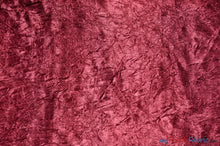 Load image into Gallery viewer, Silky Crush Satin | Crush Charmeuse Bichon Satin | 54&quot; Wide | Sample Swatches | Multiple Colors | Fabric mytextilefabric Sample Swatches Burgundy 