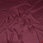Load image into Gallery viewer, 60&quot; Wide Polyester Fabric by the Yard | Visa Polyester Poplin Fabric | Basic Polyester for Tablecloths, Drapery, and Curtains | Fabric mytextilefabric Yards Burgundy 
