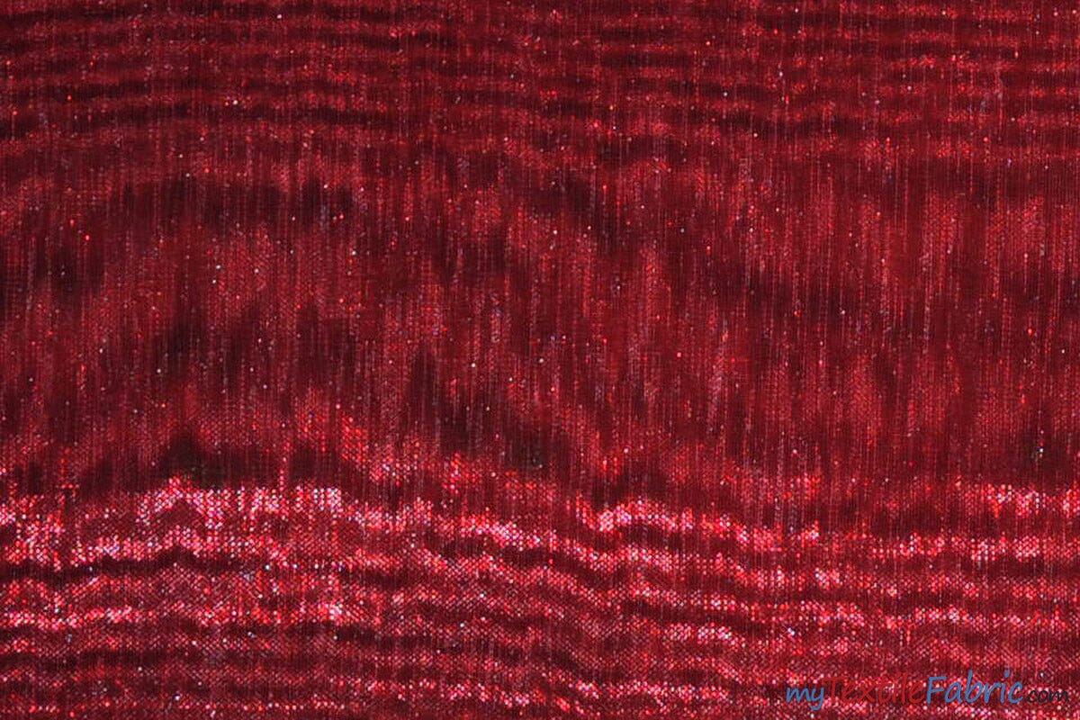 Soft and Smooth Mirror Organza Fabric | 60" Wide | Wholesale Bolt | Multiple Colors | Fabric mytextilefabric Bolts Burgundy 