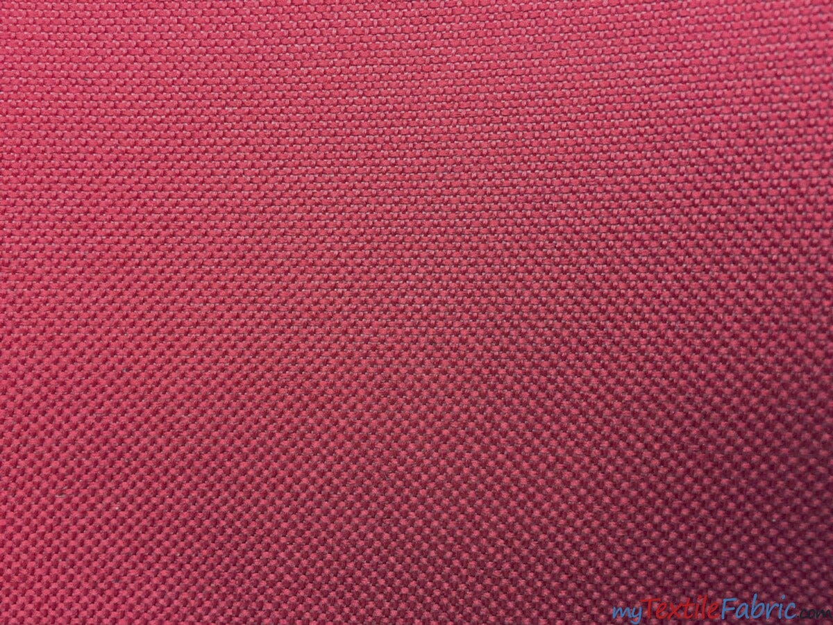 Waterproof Sun Repellent Canvas Fabric | 58" Wide | 100% Polyester | Great for Outdoor Waterproof Pillows, Tents, Covers, Bags, Patio Fabric mytextilefabric Yards Burgundy 