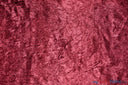Silky Crush Satin | Crush Charmeuse Bichon Satin | 54" Wide | Continuous Yards | Multiple Colors | Fabric mytextilefabric Yards Burgundy 