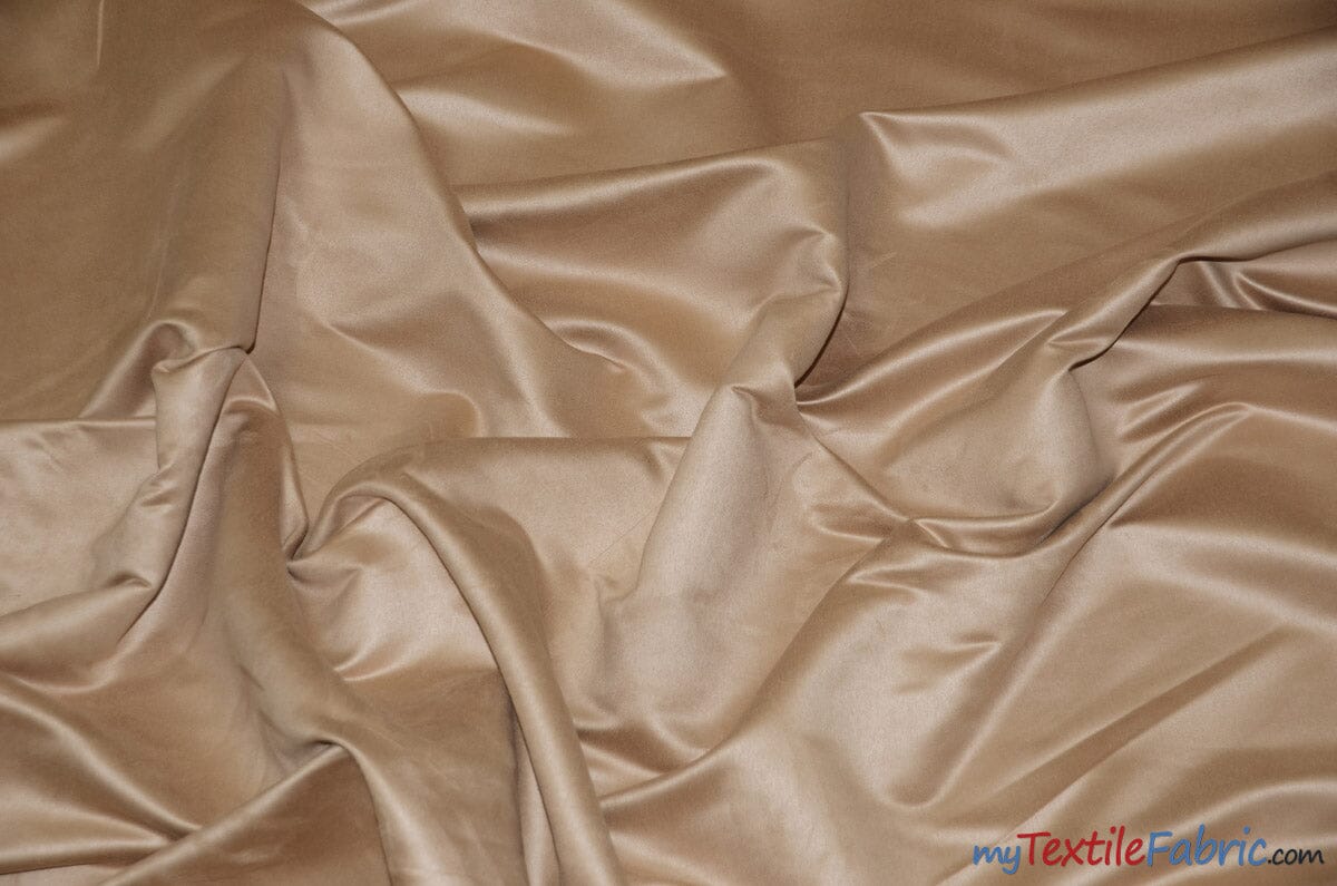 Suede Fabric | Microsuede | 40 Colors | 60" Wide | Faux Suede | Upholstery Weight, Tablecloth, Bags, Pouches, Cosplay, Costume | Sample Swatch | Fabric mytextilefabric Sample Swatches Camel 