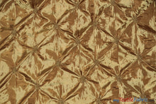 Load image into Gallery viewer, Pinwheel Taffeta Fabric | Button Taffeta Fabric | 48&quot; Wide | Multiple Colors | Fabric mytextilefabric Yards Camel 