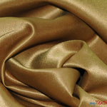Load image into Gallery viewer, L&#39;Amour Satin Fabric | Polyester Matte Satin | Peau De Soie | 60&quot; Wide | Wholesale Bolt | Wedding Dress, Tablecloth, Multiple Colors | Fabric mytextilefabric Bolts Camel 
