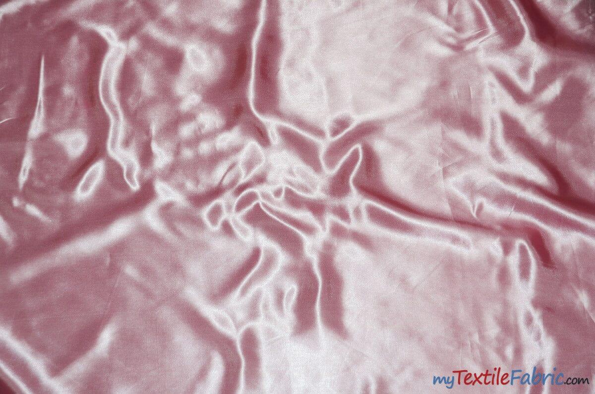 Charmeuse Satin Fabric | Silky Soft Satin | 60" Wide | Continuous Yards | Multiple Colors | Fabric mytextilefabric Yards Candy Pink 