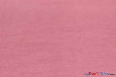 Crystal Organza Fabric | Sparkle Sheer Organza | 60" Wide | Sample Swatch | Multiple Colors | Fabric mytextilefabric Sample Swatches Candy Pink 