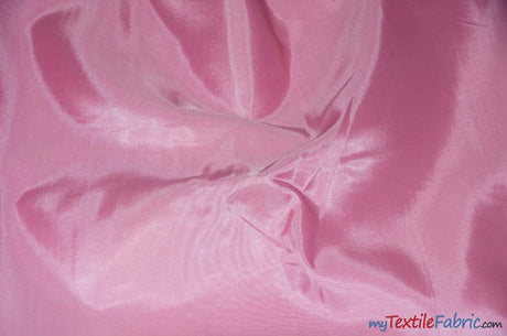 Polyester Silky Habotai Lining | 58" Wide | Super Soft and Silky Poly Habotai Fabric | Continuous Yards | Multiple Colors | Digital Printing, Apparel Lining, Drapery and Decor | Fabric mytextilefabric Yards Candy Pink 