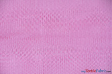 Load image into Gallery viewer, Hard Net Crinoline Fabric | Petticoat Fabric | 54&quot; Wide | Stiff Netting Fabric is Traditionally used to give Volume to Dresses Fabric mytextilefabric Yards Candy Pink 