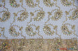 Coco Paisley Sheer Embroidery | Double Scallop Lace | 52" Wide | Fabric mytextilefabric Yards Champagne 