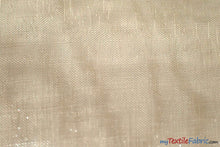 Load image into Gallery viewer, Soft and Smooth Mirror Organza Fabric | 60&quot; Wide | Sample Swatch | Multiple Colors | Fabric mytextilefabric Sample Swatches Champagne 