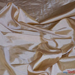Load image into Gallery viewer, Stretch Taffeta Fabric | 60&quot; Wide | Multiple Solid Colors | Continuous Yards | Costumes, Apparel, Cosplay, Designs | Fabric mytextilefabric Yards Champagne 
