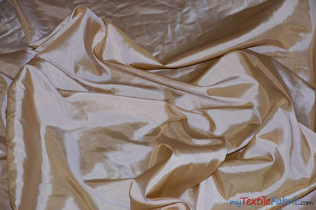 Stretch Taffeta Fabric | 60" Wide | Multiple Solid Colors | Sample Swatch | Costumes, Apparel, Cosplay, Designs | Fabric mytextilefabric Sample Swatches Champagne 