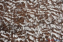 Load image into Gallery viewer, Gatsby Sequins Fabric | 6mm Flat Sewn Sequins on Mesh | 52&quot; Wide | Multiple Colors | Fabric mytextilefabric Yards Champagne 