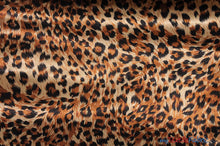 Load image into Gallery viewer, Animal Cheetah Satin Print Fabric | Soft Cheetah Charmeuse Satin | 60&quot; Wide | Fabric mytextilefabric Yards Cheetah 