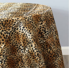 Load image into Gallery viewer, Animal Cheetah Satin Print Fabric | Soft Cheetah Charmeuse Satin | 60&quot; Wide | Fabric mytextilefabric 