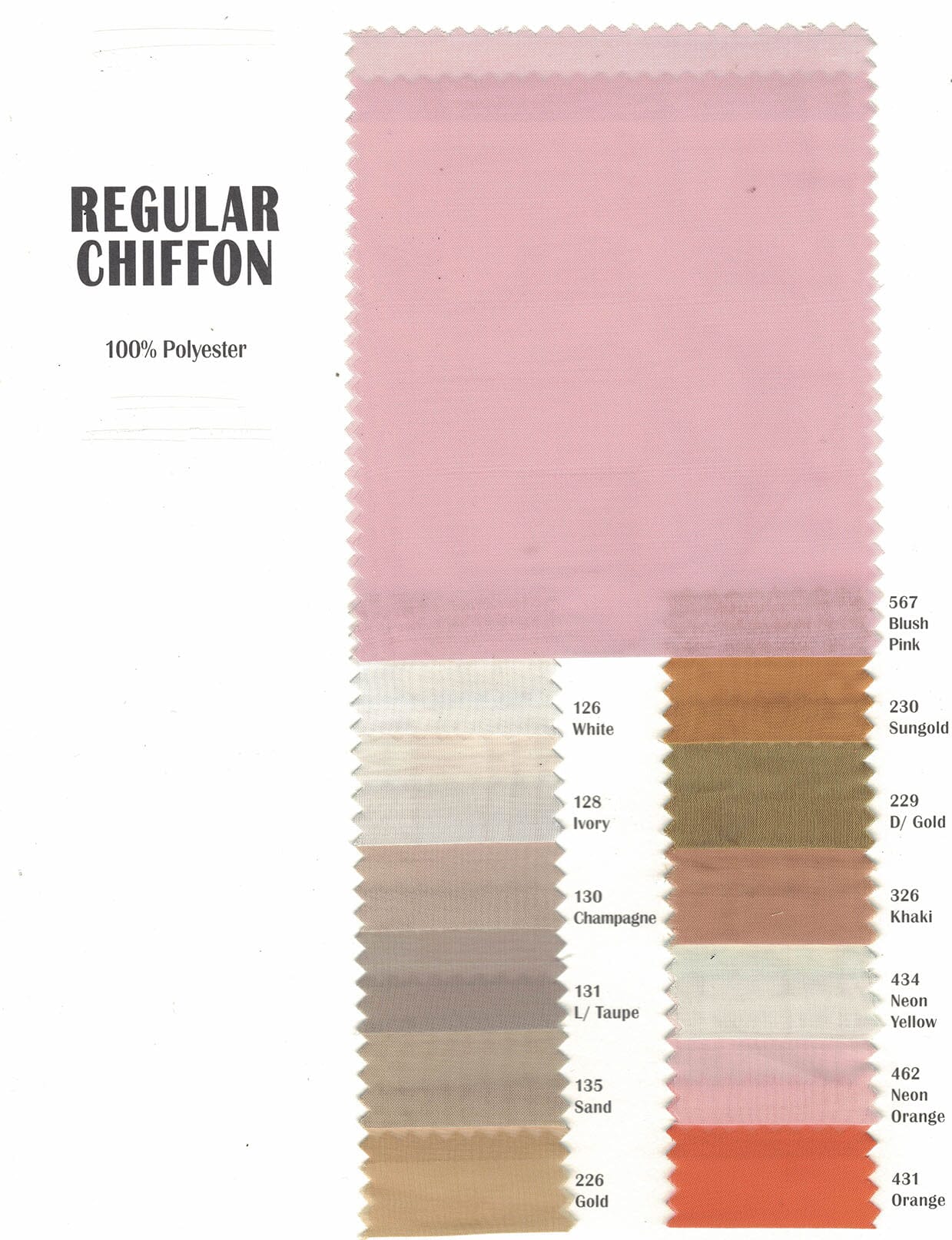 Chiffon Fabric | Super Soft & Flowy | 60" Wide | Sample Swatch | Fabric mytextilefabric 